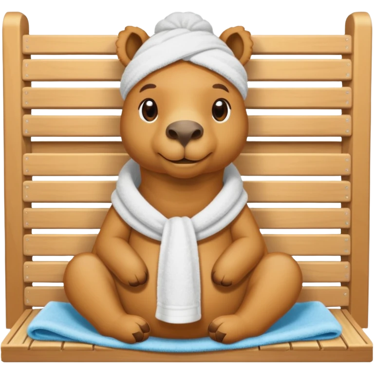 Camel in sauna emoji