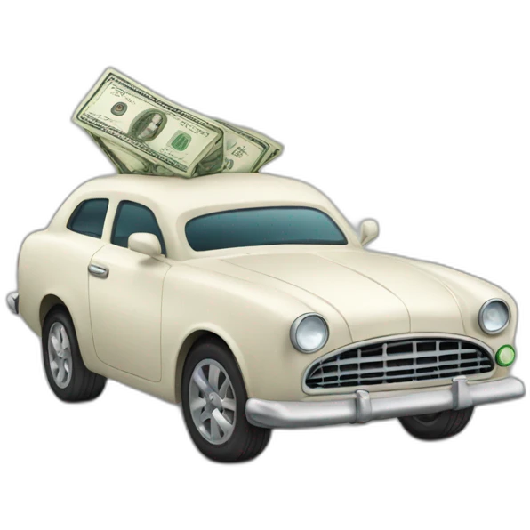 car payment cash emoji
