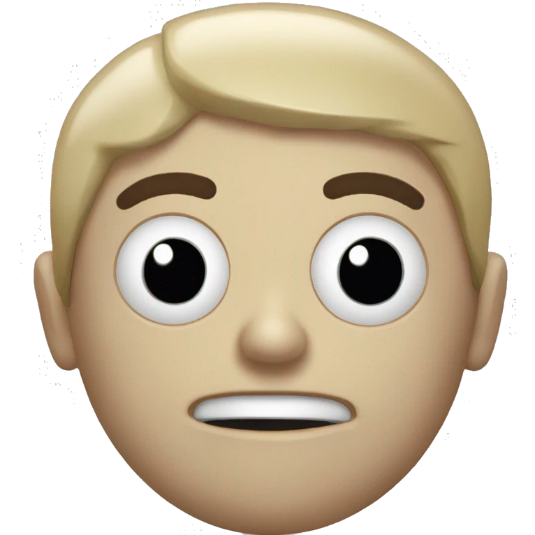 make "creepy pasta jeff" with pitch black eyes  emoji