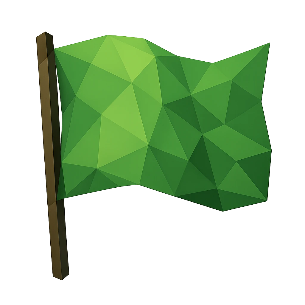 green flag emoji