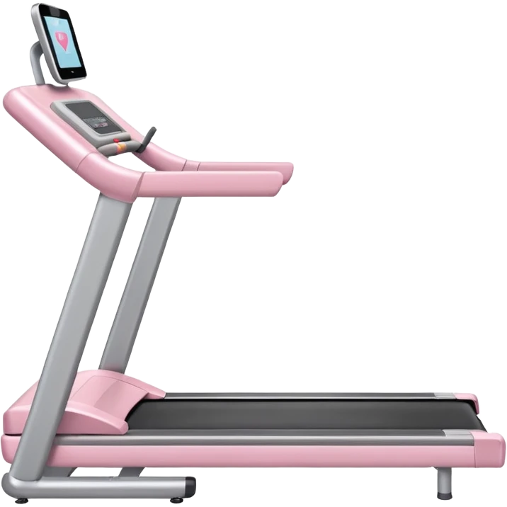 Create a pastel pink treadmill  emoji