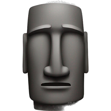 Moai emoji