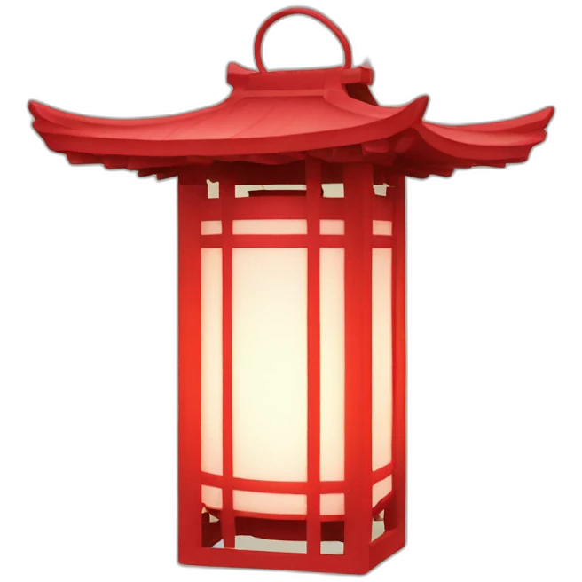 japanese lantern red emoji