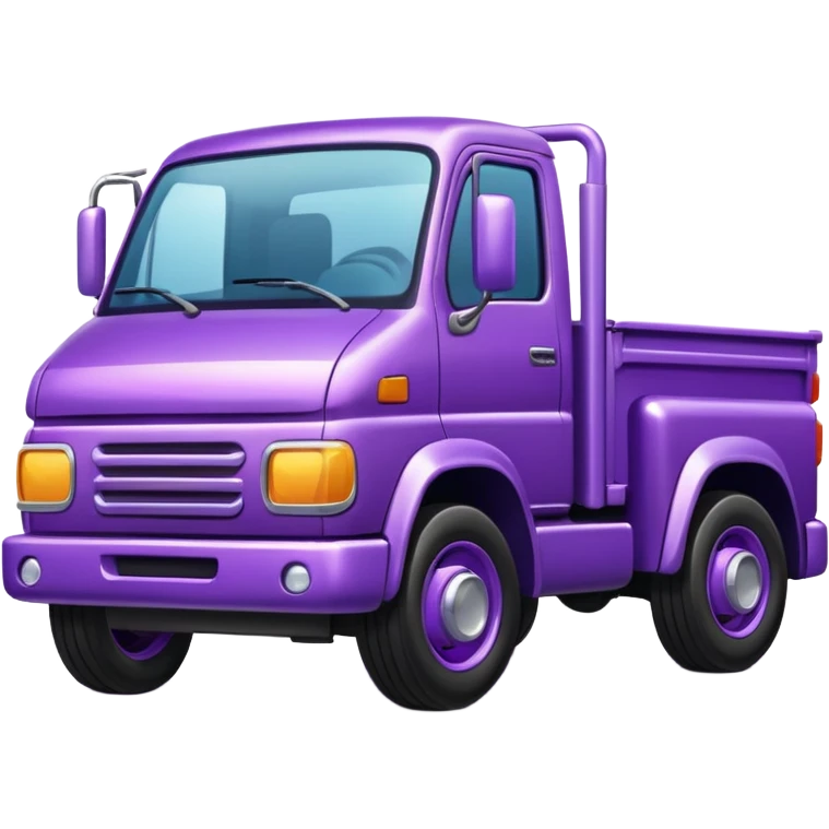 purple truck emoji
