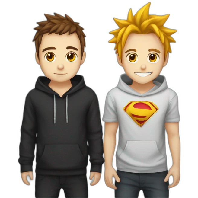 squeezie et natsu emoji