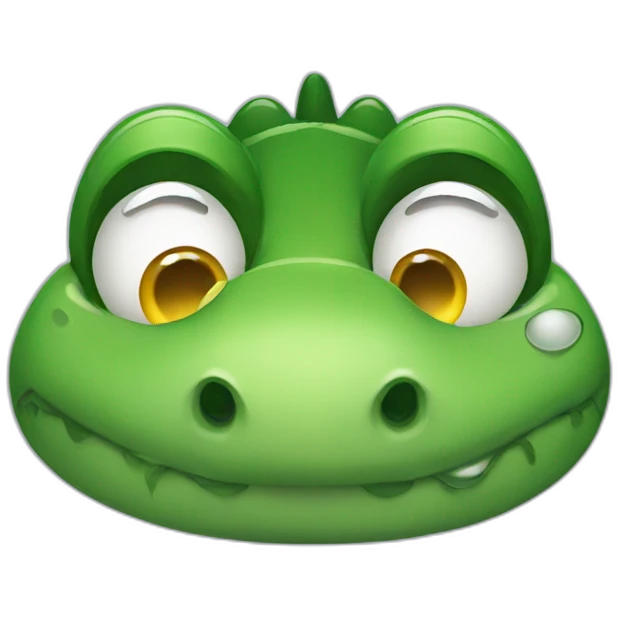 sad crocodile with tears emoji