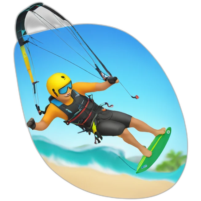 kitesurfer emoji