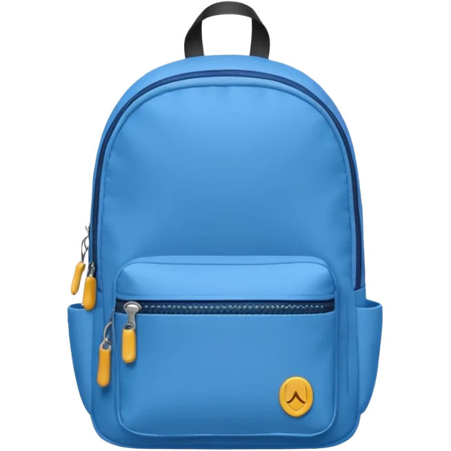 blue small backpack emoji