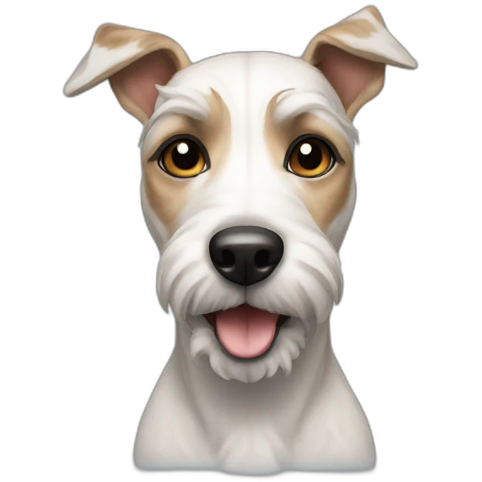 American Naked terrier emoji