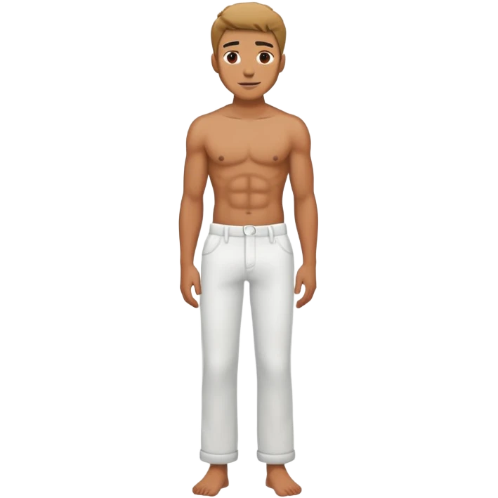 man without boxers emoji