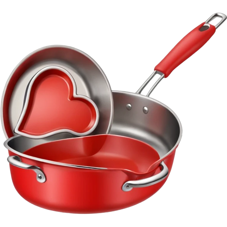 Valentine cookware heart shaped  emoji