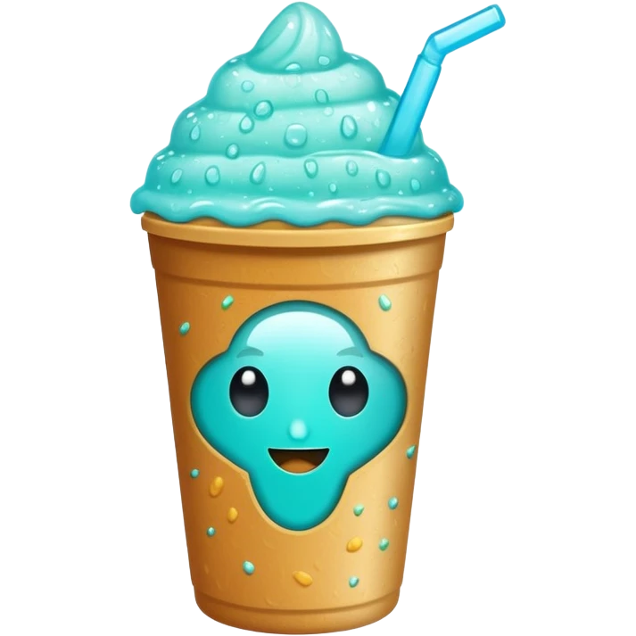 baja blast in a tacobell cup emoji