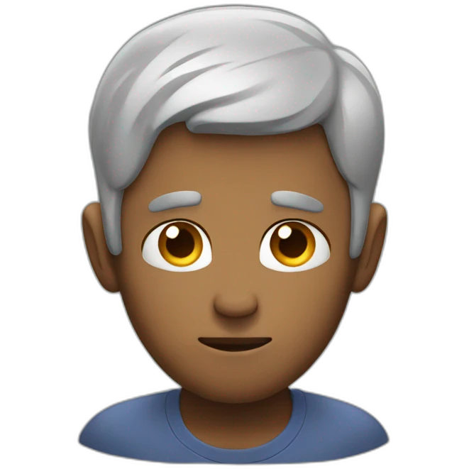 man with problem holding his forehead emoji