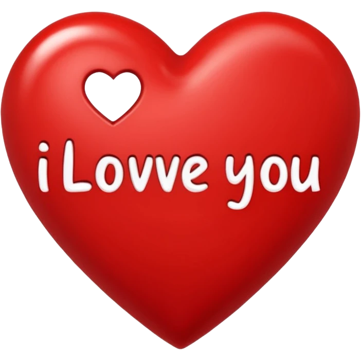 A heart  saying baby I love I can't wait til your here emoji