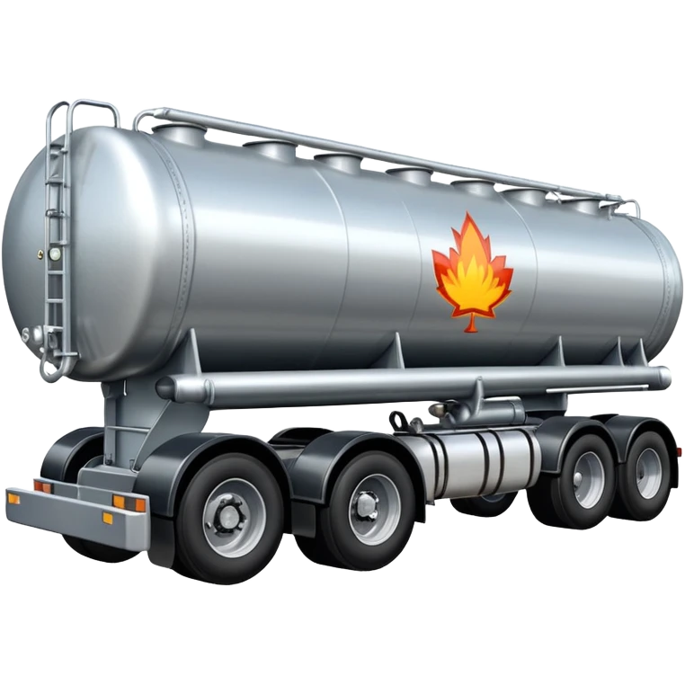 natural gas tanker tractor-trailer emoji