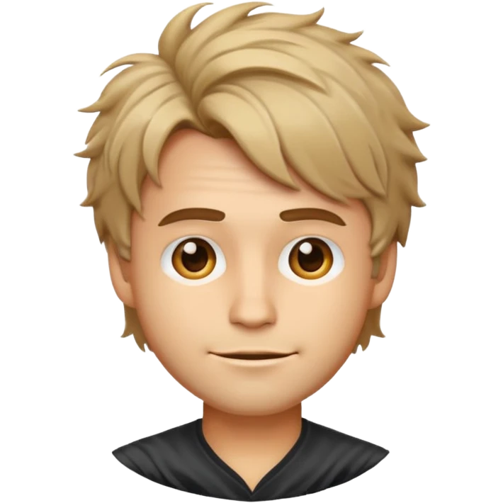 сгенерируй смайлик красавчик образ Элегантная небрежность emoji