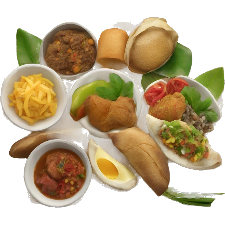 Reunion Island food emoji