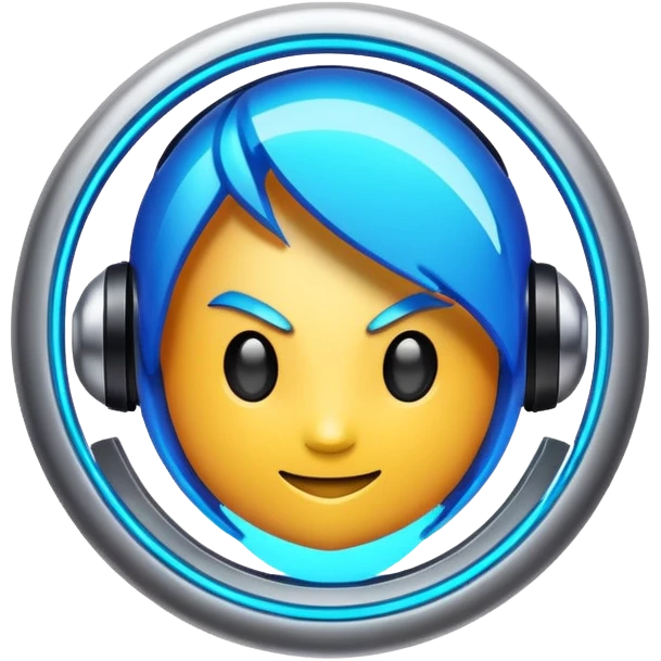 Make a Gaming logo and then put some Robotic background design with it then put my name SAYUTI at the front of the Game emoji