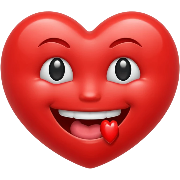 Herz mit kussmund emoji