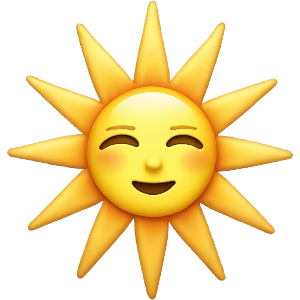 Sun emoji