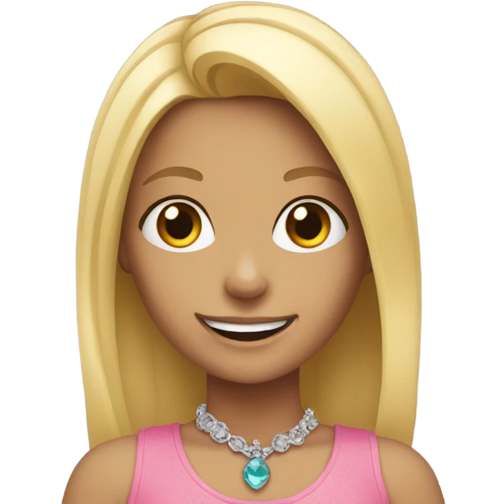 girls smiling with accessories emoji