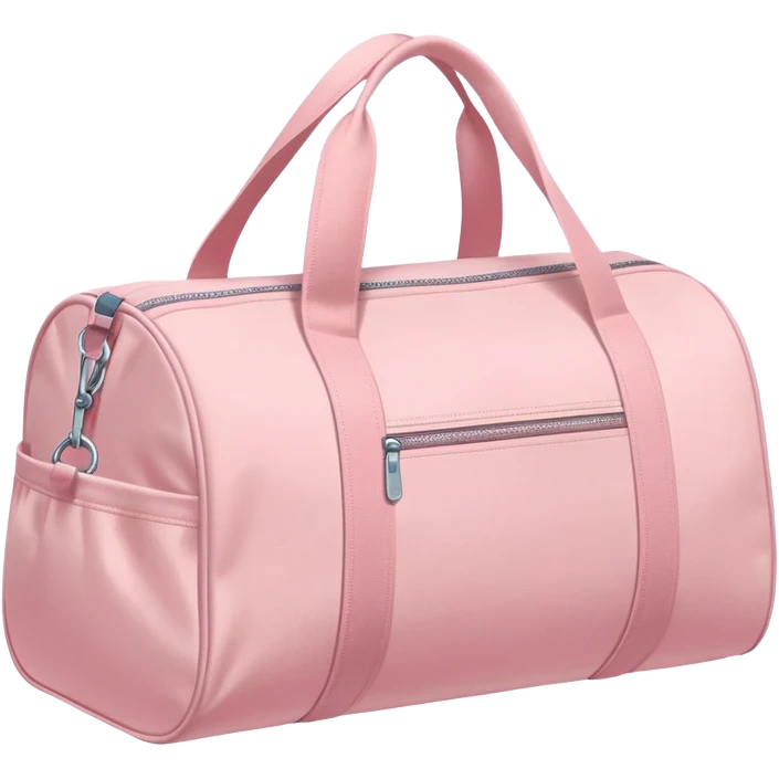 pastel Pink gym bag  emoji