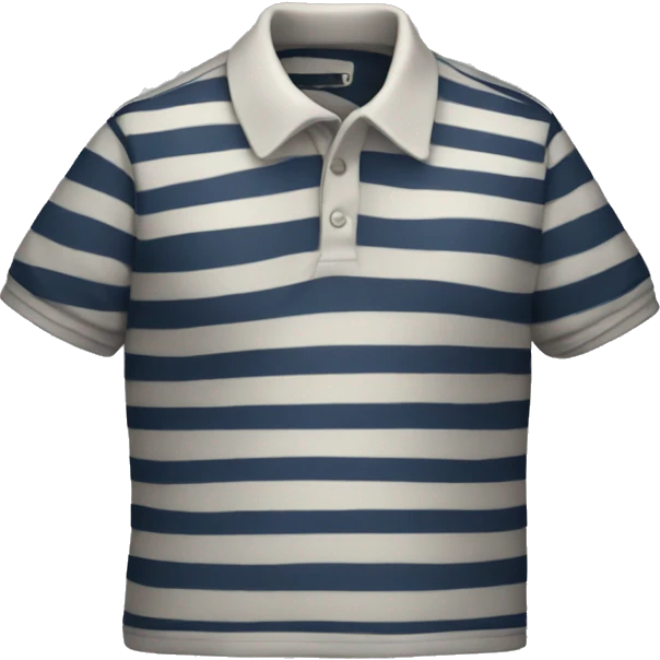  striped polo shirt emoji