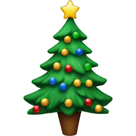 Christmas tree emoji