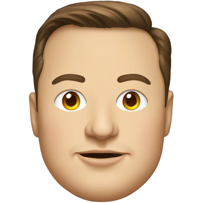 elon musk mask with big chonkas emoji