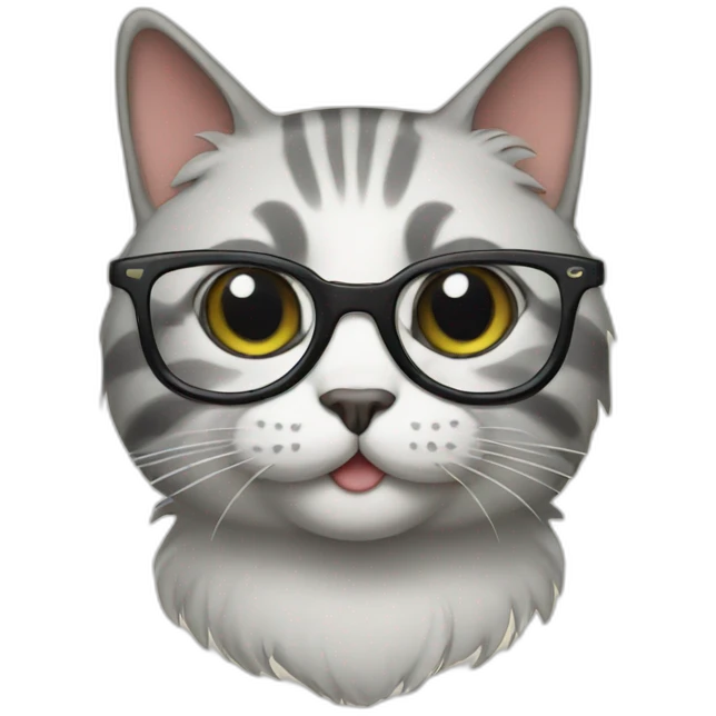 cat with glasses emoji