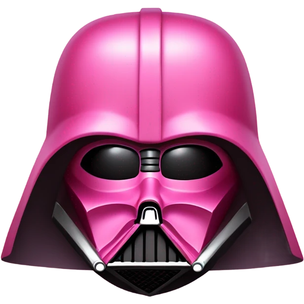 all pink Darth Vader, must be all pink emoji