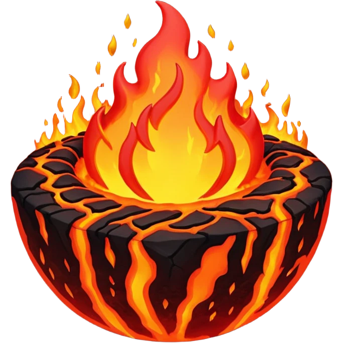 red hot planet emoji