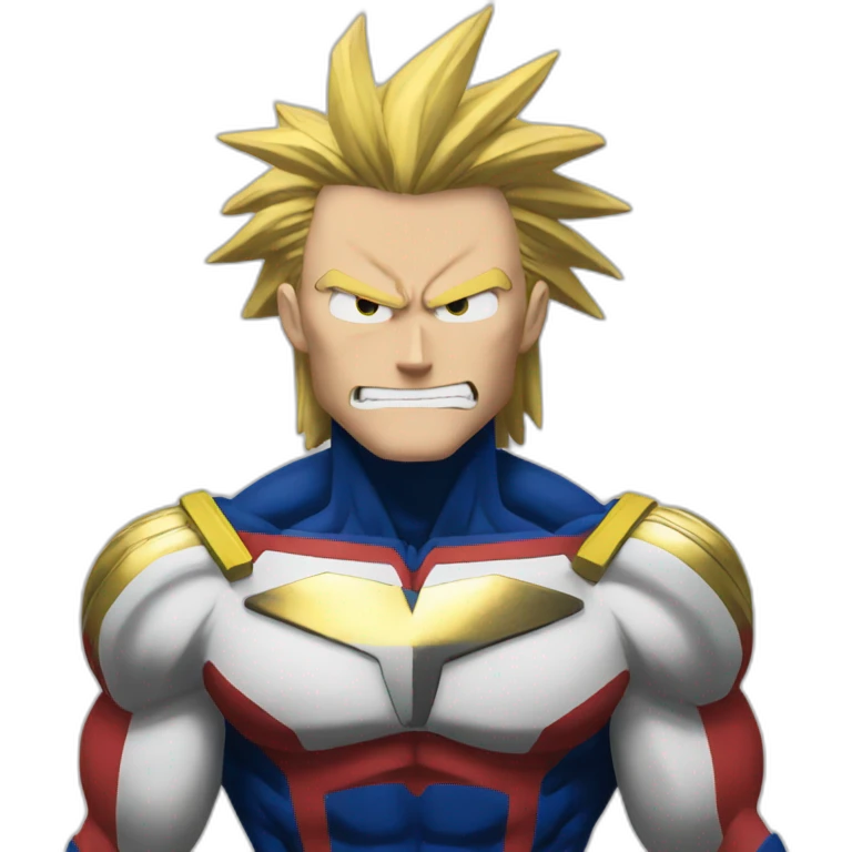 All might hero motivated emoji