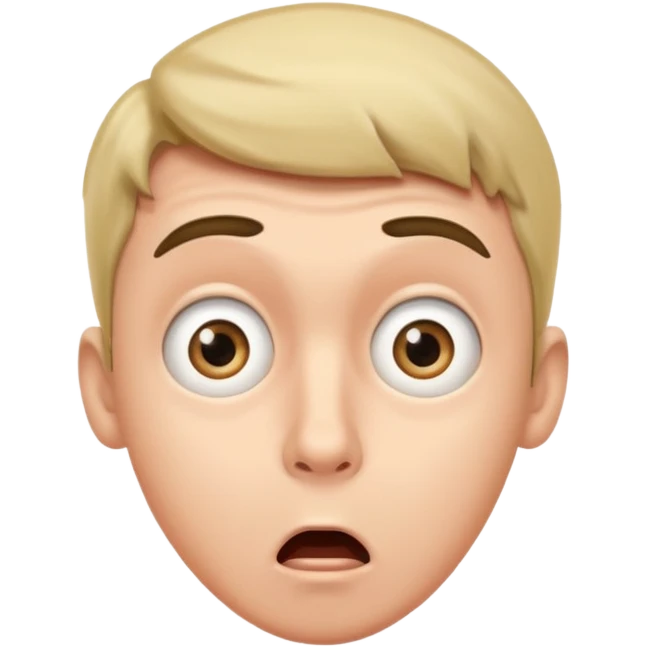astonished man emoji
