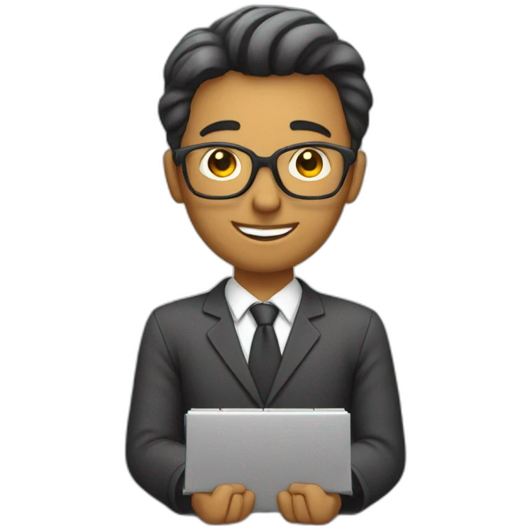 Teacher typing on the board emoji