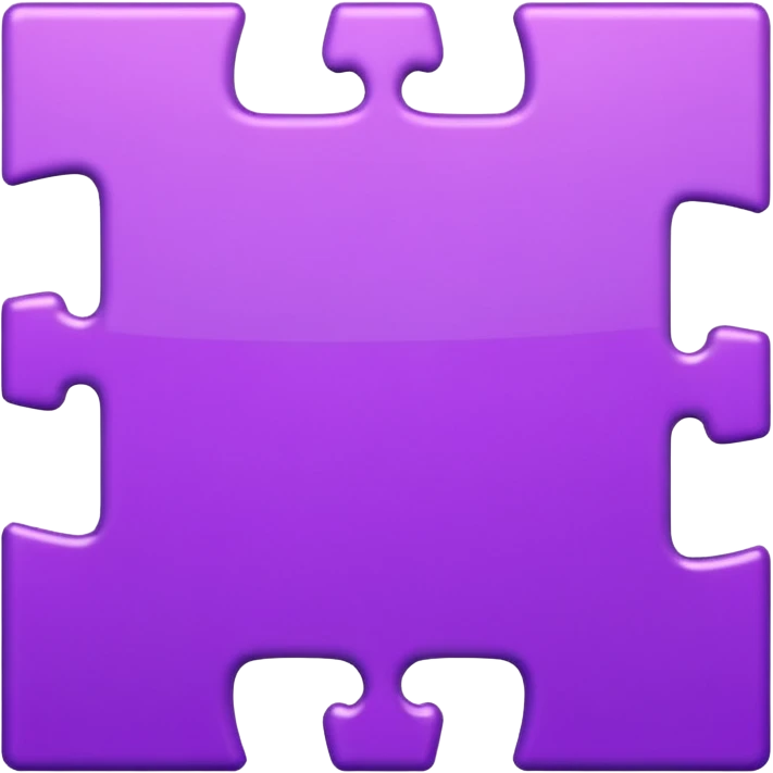 purple puzzel  emoji