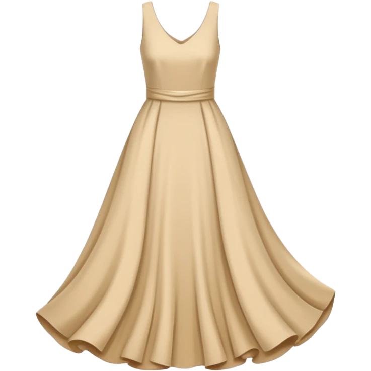 Beige dress emoji