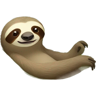 Sloth in a hammock  emoji