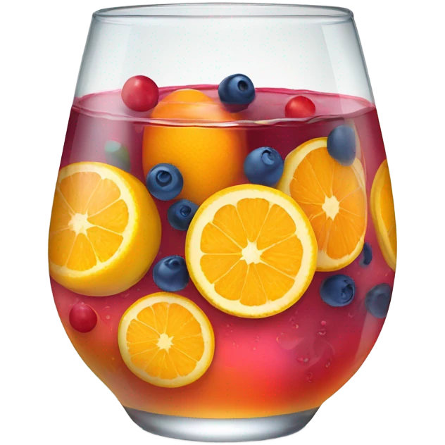 Glass of sangria emoji