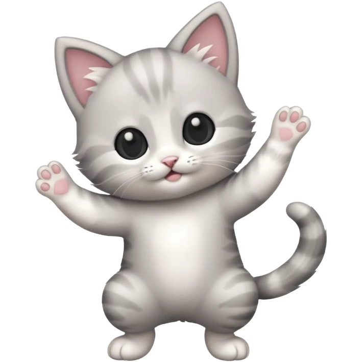 Dancing kitten emoji