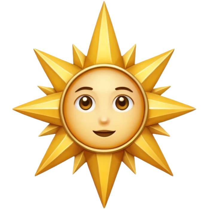  star with no face emoji