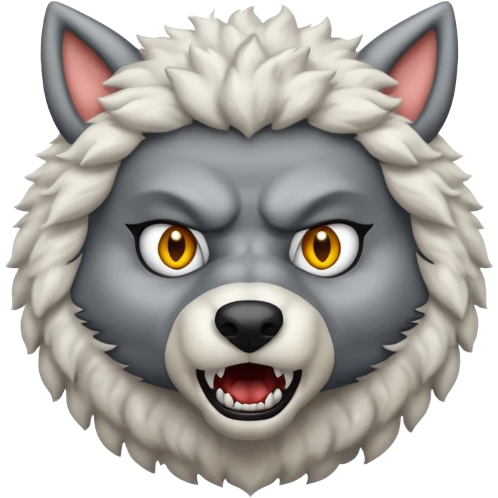 Wolf in sheep clothing emoji