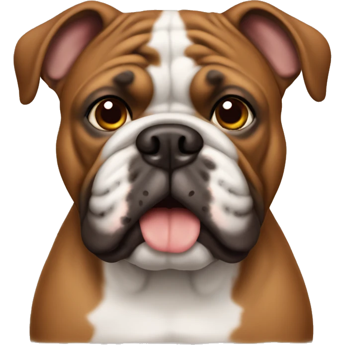 brown bulldog emoji