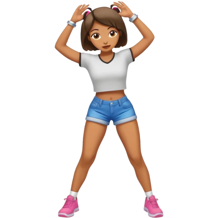 Girl twerking emoji