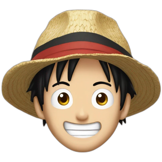 Luffy qui rigole emoji
