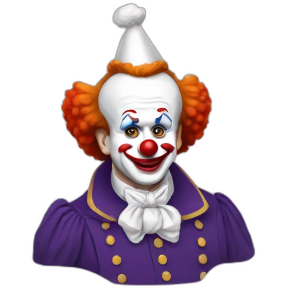Macron en clown emoji