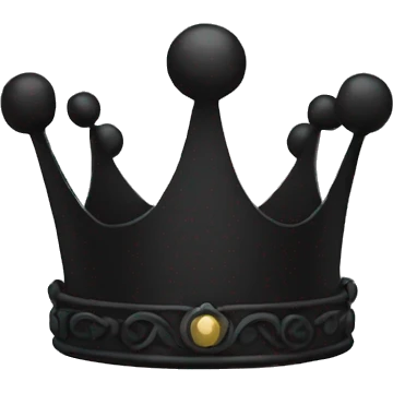 black crown emoji