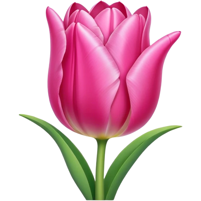 Tulipe rose emoji