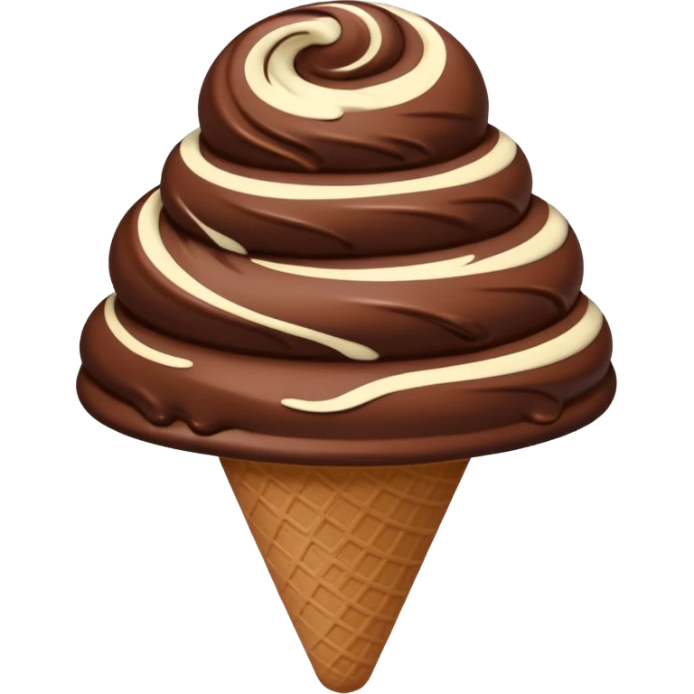 sorvete chocolate emoji