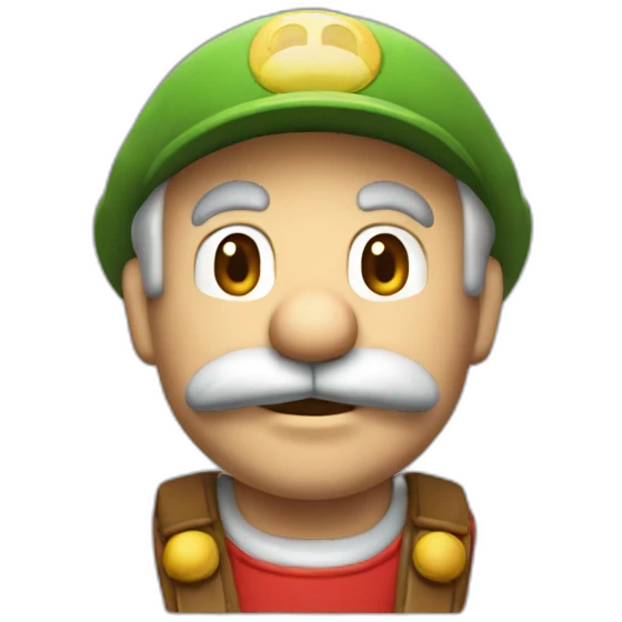 Vieux Mario emoji